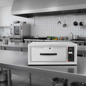 Réchauffe-aliments électrique commercial Vevor à un seul tiroir, 85°C-100°C, armoire chauffante intégrée, acier inoxydable, usage restaurant - Product Image 2