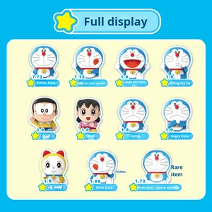 Lingdong Chuangxiang <span class=keywords><strong>Doraemon</strong></span>, Muñeco de Dedo de Gato Robot, Adornos de Muñecos, Caja Sorpresa, Muñeco de ABS Hecho a Mano para Niños - Product Image 6