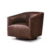Canapé d'angle en cuir personnalisable pour salon, style abri, avec accoudoirs, coussins moelleux et cadre en bois, idéal pour villa et appartement
