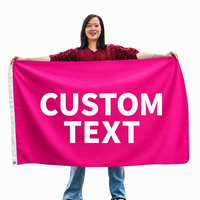 Fabricant de drapeaux personnalisés OEM ODM avec logo, drapeau promotionnel imprimé par sublimation numérique 3x5 pieds, simple ou double face, pour le marketing de marque