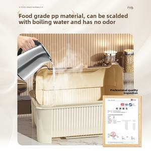 Ripiano scolapiatti coperto ciotole scatola portaoggetti lavello da cucina Organizer scaffali porta stendino per piano di lavoro - Product Image 2