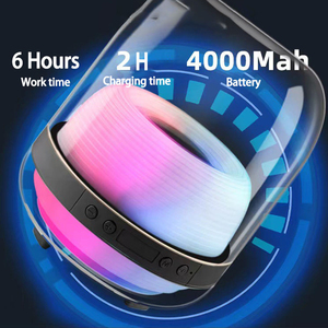 Loa Không Dây Đèn Thở Thiết Kế Thời Trang Loa Bluetooth Siêu Trầm Di Động Đài <span class=keywords><strong>Fm</strong></span> Tf <span class=keywords><strong>Usb</strong></span> - Product Image 4