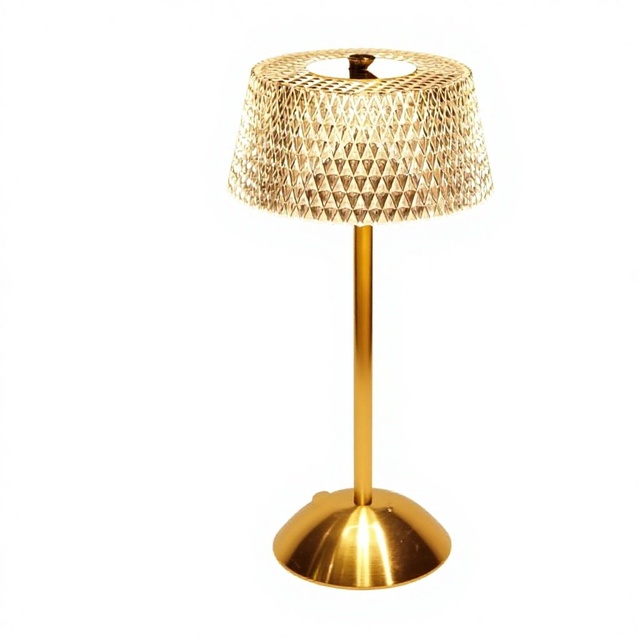 Cross-Border European American Nordic Metal Table Lamp Touch Control Retro Decorative Ambient Light Bar Night Light Bedroom