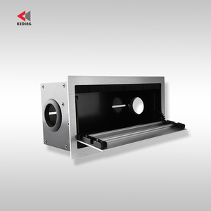 Đôi lật bật lên song phương mở mềm Đóng Hộp ổ cắm cáp vượt qua hộp trung tâm ổ cắm quản lý cáp hội nghị bảng khay Cáp - Product Image 5