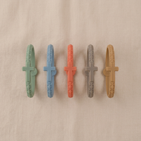 Pulsera de Silicona con Cruz Cristiana, Color Personalizado Vintage, Libre de BPA, para Niños, Regalo para el Domingo de la Iglesia