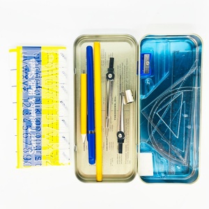 Top 1 Selling 14pcs Tin Box Mathematical <b>Set</b>, Oxford Mathematical Geometric Box Math <b>Set</b> - Product Image 4