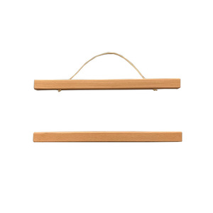 Porte-photo magnétique en teck de haute qualité, boîtier en hêtre avec aimant, pince de <span class=keywords><strong>dessin</strong></span>, affiche avec <span class=keywords><strong>cadre</strong></span> suspendu - Product Image 1