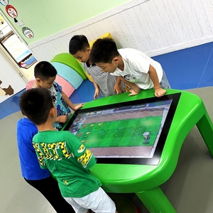 32-zoll-touchscreen-gruner roter und blauer interaktiver kinderspieltisch multifunktionaler cảm ứng kindertisch - Product Image 5