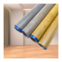 Revêtement de sol en vinyle PVC hautement résistant, imperméable et antidérapant pour studio de danse intérieur, supermarché, gymnastique, ballet