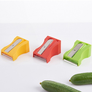 Becol bán buôn cà rốt Mài ưa thích Rau Peeler Veggie Peeler & dưa chuột Peeler vui vẻ mặt hàng nhà bếp Quà Tặng - Product Image 3