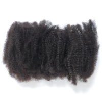 Cheveux Humains Remy 4C Afro Crépu Ondulé En Vrac Pour Tresses Torsadées, 100% Extensions de Cheveux Birmans Pour Tressage