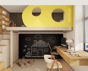 Design d'intérieur de <span class=keywords><strong>chambre</strong></span> d'adolescent <span class=keywords><strong>moderne</strong></span> Lit mezzanine pour <span class=keywords><strong>adulte</strong></span> style avec canapé <span class=keywords><strong>Chambre</strong></span> d'enfants avec grille - Product Image 3