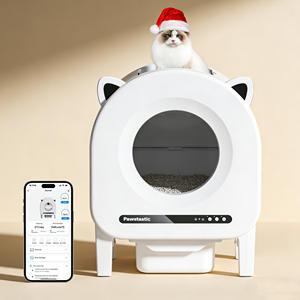 Caja de arena inteligente para gatos con control remoto por aplicación, diseño duradero, seguro y antipinzamiento, directo de fábrica. - Product Image 1