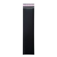 Enveloppes à bulles métalliques roses et noires personnalisées avec logo pour l'expédition et l'emballage