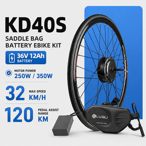 Kit di conversione per bicicletta elettrica a lunga autonomia LVBU, motore da 250W/350W, batteria a bottiglia da 36V 12Ah per bici da montagna e da strada - Product Image 1