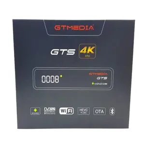 Receptor de satélite full hd 1080p, tv gt media gts 4k e pmeg 4