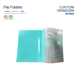 Giá tốt vật tư văn phòng nộp hồ sơ Sản phẩm đa màu nhựa tập tin tổ chức A4 L hình dạng tùy chỉnh PP tập tin tài liệu thư mục - Product Image 2