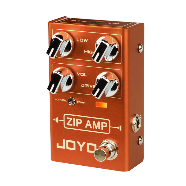 JOYO R-04 Overdrive Guitar Pedal Strong Compression Overdrive Tone and Great Gain Amp Simulation Pedal for Electric Guitar
