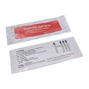 ชุดตรวจซิฟิลิสแบบเร็ว ได้รับการรับรองมาตรฐาน CE สำหรับการส่งออก - Product Image 2