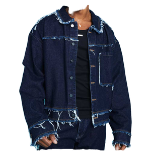 แจ็คเก็ตยีนส์ผู้ชายแบบสั่งทำขายส่งปี 2026 ผ้าเดนิมยืดได้ ระบายอากาศดี ซับในผ้าฝ้าย ดีไซน์เรียบง่ายสำหรับฤดูหนาว ปิดด้วยกระดุม - Product Image 1