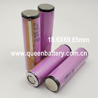 Batterie 18650 QB18650 SDI 3500 mAh 3,6 V 3,7 V 10 A Rechargeable Certifiée KC/CE Anode NCM Cathode LiMn 500 Cycles Garantie 6 Mois
