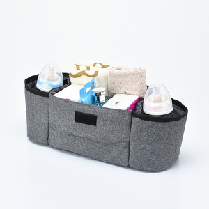 Organizador Multifuncional para Cochecito de Bebé con Portavasos, Estilo <span class=keywords><strong>Mochila</strong></span>, Accesorios de Lona para Colgar Pañales - Product Image 5