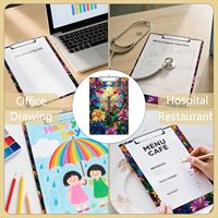 Carpeta de Archivo Personalizable Tamaño A4, Opaca, Impermeable y Duradera, Portapapeles de Plástico con Impresión UV, Suministros de Oficina para Maestros