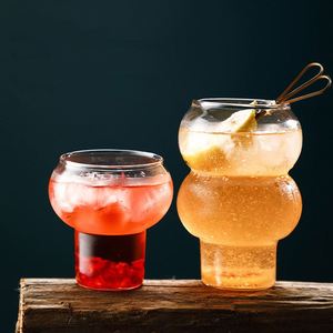 Tasse <span class=keywords><strong>en</strong></span> <span class=keywords><strong>verre</strong></span> borosilicaté de haute qualité 280/530ml tasse de crème glacée transparente <span class=keywords><strong>en</strong></span> forme de <span class=keywords><strong>gourde</strong></span> tasse de barre à paroi unique <span class=keywords><strong>en</strong></span> stock pour la vente <span class=keywords><strong>en</strong></span> gros - Product Image 3