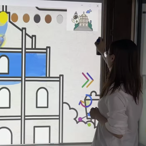 Proiezione Interattiva a Parete per Laboratori di Verniciatura a Spruzzo, Formazione nella Verniciatura Automobilistica e Dimostrazione di Modelli di Pittura Digitale - Product Image 1