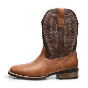 Botas Vaqueras de Invierno para Hombre 2024, Botas Martin de Alta Gama, Diseño de Moda en Cuero, Botas de Nieve para Hombre Adulto - Product Image 1