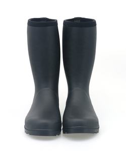 YL3589 Bottes de pluie en caoutchouc noires en néoprène en gros, bottes de pluie unisexes, bottes de <span class=keywords><strong>chasse</strong></span> pour le jardin, la pêche et la marche. - Product Image 3