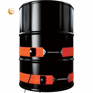 New Oil Drum Heater 208L 55 Gallon 1200W Silicon Rubber Band Heater for Metal Oil Drum Barrel