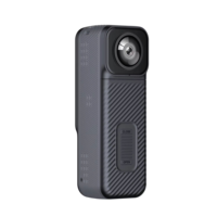 Cámara Portátil de Visión Nocturna Panorámica de Doble Lente UHD 4K/2K 260 ° Cámara de Acción de Bolsillo con WIFI para Vlogging y Batería de Gran Capacidad