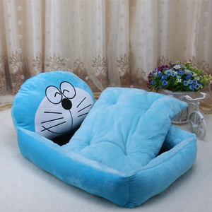 대형 개를위한 침대 귀여운 애완 동물 강아지 침대 매트 만화 모양의 애완 동물 소파 사육 고양이 따뜻한 양털 애완 동물 쿠션 침대 집 제품 - Product Image 2