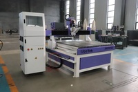 Machine de découpe CNC ATC de taille moyenne 1212 pour bois, acrylique, MDF, gravure sur aluminium, 1200*1200mm, avec changeur d'outils automatique ATC