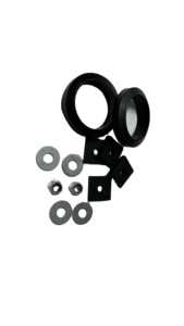 Kit de connecteurs flexibles métalliques Manny 3001500623 pour compresseurs industriels, moteurs, filtres à air/huile - Neuf - Product Image 3