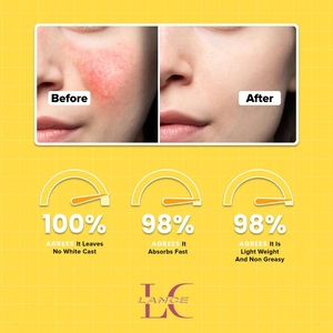 Lance Face Sunscreen Organic Mineral Vegan UVA UVB Protection Broad Spectrum No White Cast <span class=keywords><strong>Protector</strong></span> <span class=keywords><strong>solar</strong></span> facial <span class=keywords><strong>para</strong></span> hombres y mujeres - Product Image 4
