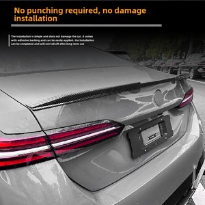 Alerón Trasero de Una Sola Pieza para BMW Serie 5 G60 I5 525i 530i 2024, Modificación de Alerón Superior de Maletero, Alerón de Fibra de Carbono y ABS, SKU09874 - Product Image 5
