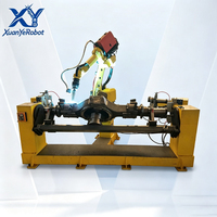 Robot de soudage à double poste et machine unique, système de soudage robotisé à 6 axes pour MIG MAG TIG, soudage de tôles métalliques
