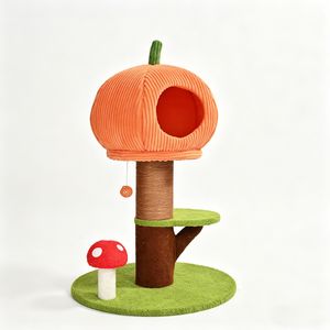 <span class=keywords><strong>Meilleur</strong></span> Arbre à Chat Traditionnel Vert Marron 60x60x93cm Meuble Multifonctionnel Premium pour Chats - Product Image 2