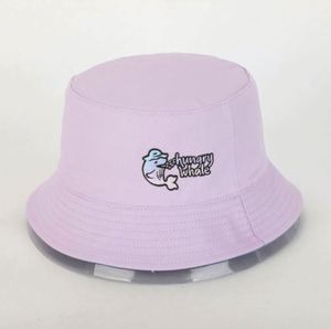 Custom High Quality Logo Embroidery Reversible Fisherman <b>Hat</b> Summer <b>Mens</b> Women Bucket <b>Sun</b> Cap Casual Sports Outdoor Denim Silk - Product Image 1