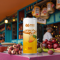 Jus de fruits et légumes stérilisé de haute qualité, 330 ml, saveurs personnalisées, en conserve d'aluminium, fourni par l'usine