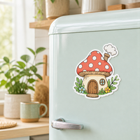Pack d'autocollants personnalisés Kawaii : Adorables Lamas, Appareils Photo Rétro, Maisons Champignon – Autocollants Décoratifs en Vinyle Découpé pour Ordinateur Portable, Carnet, Réfrigérateur