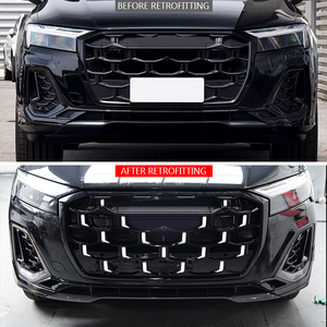 Kit de actualización de modificación de parachoques delantero con rejilla iluminada para Audi Q7, 2024-2026 - Product Image 2