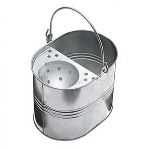 Galvanized Metal Home <b>Cleaning</b> Mob Bucket With Handle For <b>Cleaning</b> Traditional Floor <b>Cleaning</b> <b>Mop</b> Bucket heavy duty <b>mop</b> bucket - Product Image 4