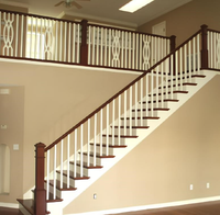 Escalier Optima au design moderne, escalier intérieur en bois massif, en forme de L, droit, flottant, à monopoutre, durable