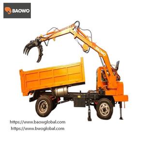 Grúa Forestal Plegable Baowo con Capacidad de Carga de 700 kg, Grúa de Carga para Camiones Forestales - Product Image 3