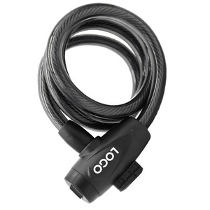 Waterproof Outdoor Cycling Bike <b>Lock</b> Zinc Alloy Steel <b>Cable</b> Security <b>Lock</b> - Product Image 6