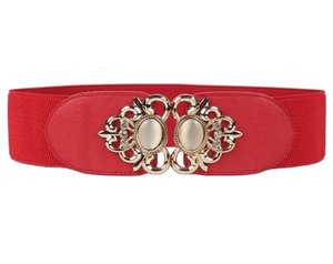Cinturón de cintura elástico ancho Vintage para mujer para vestidos Z361 - Product Image 6