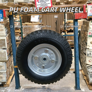 Nuevas Ruedas Sólidas de PU 2.50-4 de Fábrica YJX, Neumáticos de Espuma de PU para Carritos de Mano - Product Image 2